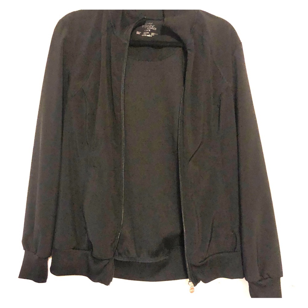 Infinity Cherokee light coat over scrubs